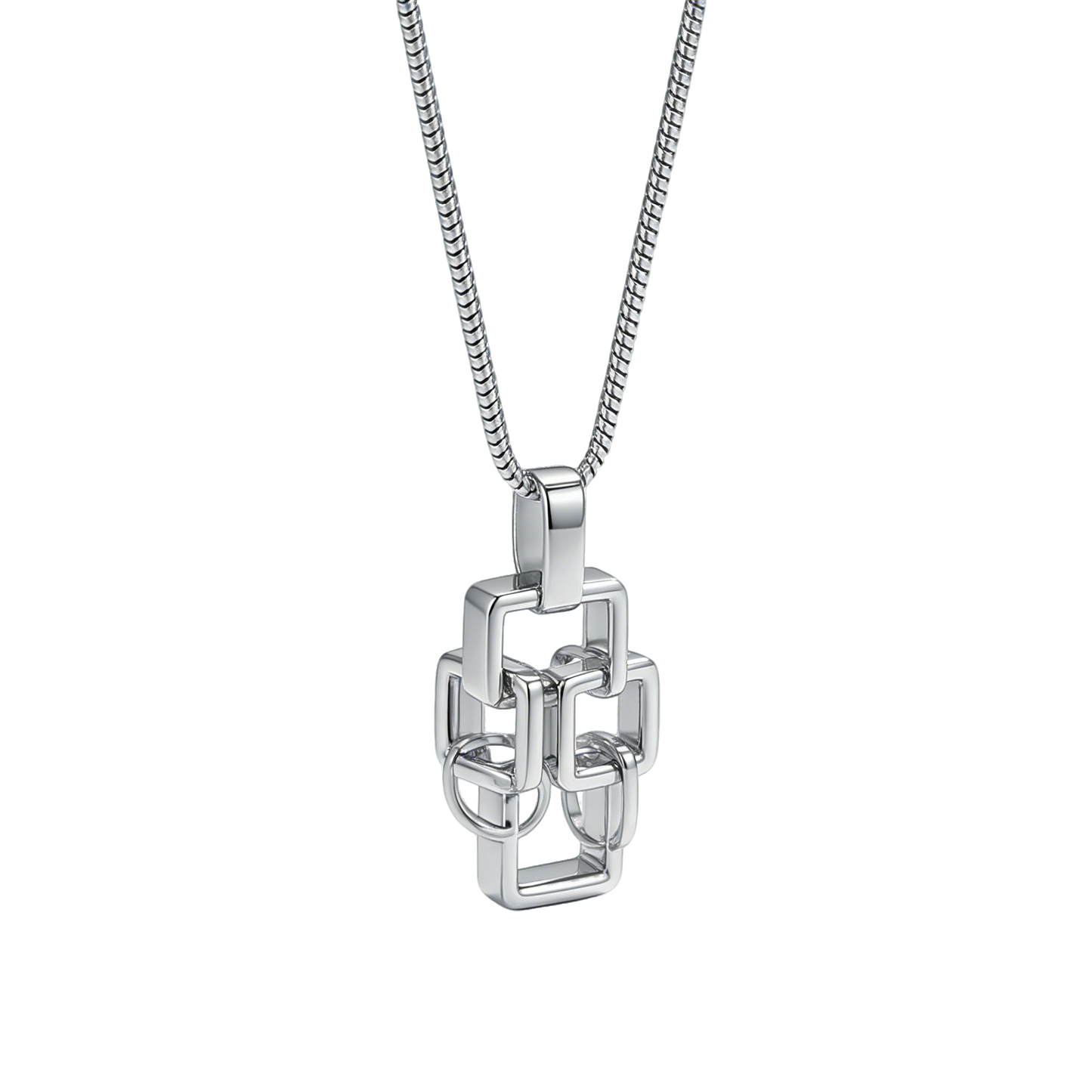 Personalized Lucky Number Block Necklace